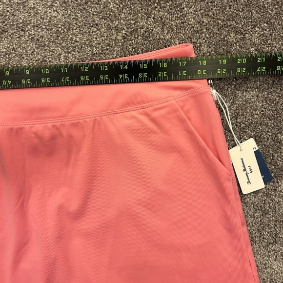 Tommy Bahama Women's Pink Pull On Stretch Golf Skort Pockets UPF50 Size XL - NWT - Picture 8 of 15
